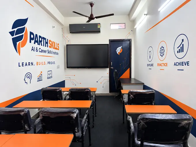 Parth Skills classroom setup in Jaipur